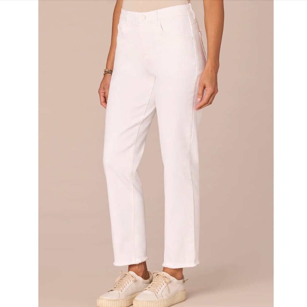 New w/Tags - Democracy Ab-Solution Hi Rise Straight Jeans, Optic White, 18P Plus - Picture 2 of 14